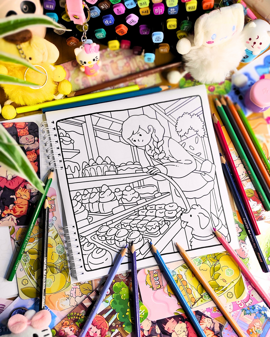 Simple Joys: Cute Coloring Book