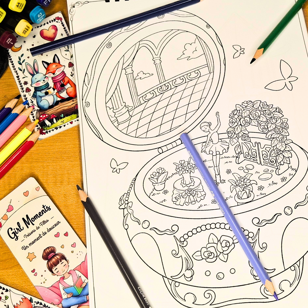 Monde Miniature Coloring Book : 🏡✨