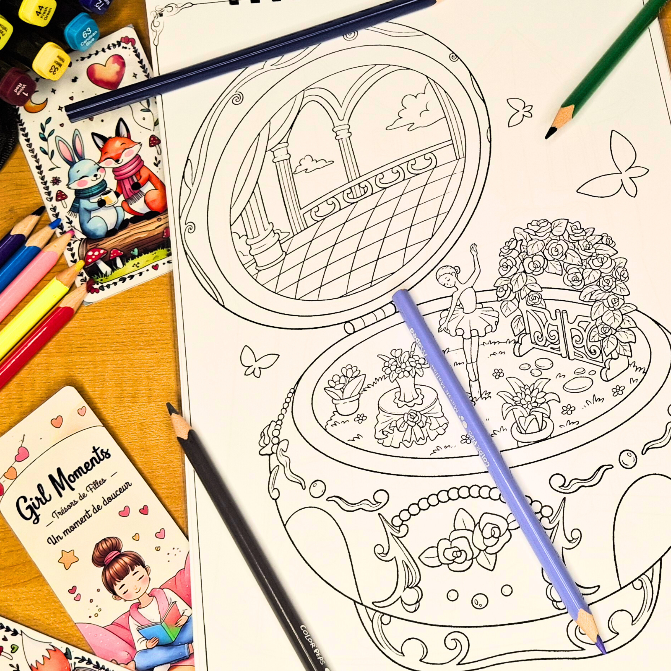 Monde Miniature Coloring Book : 🏡✨