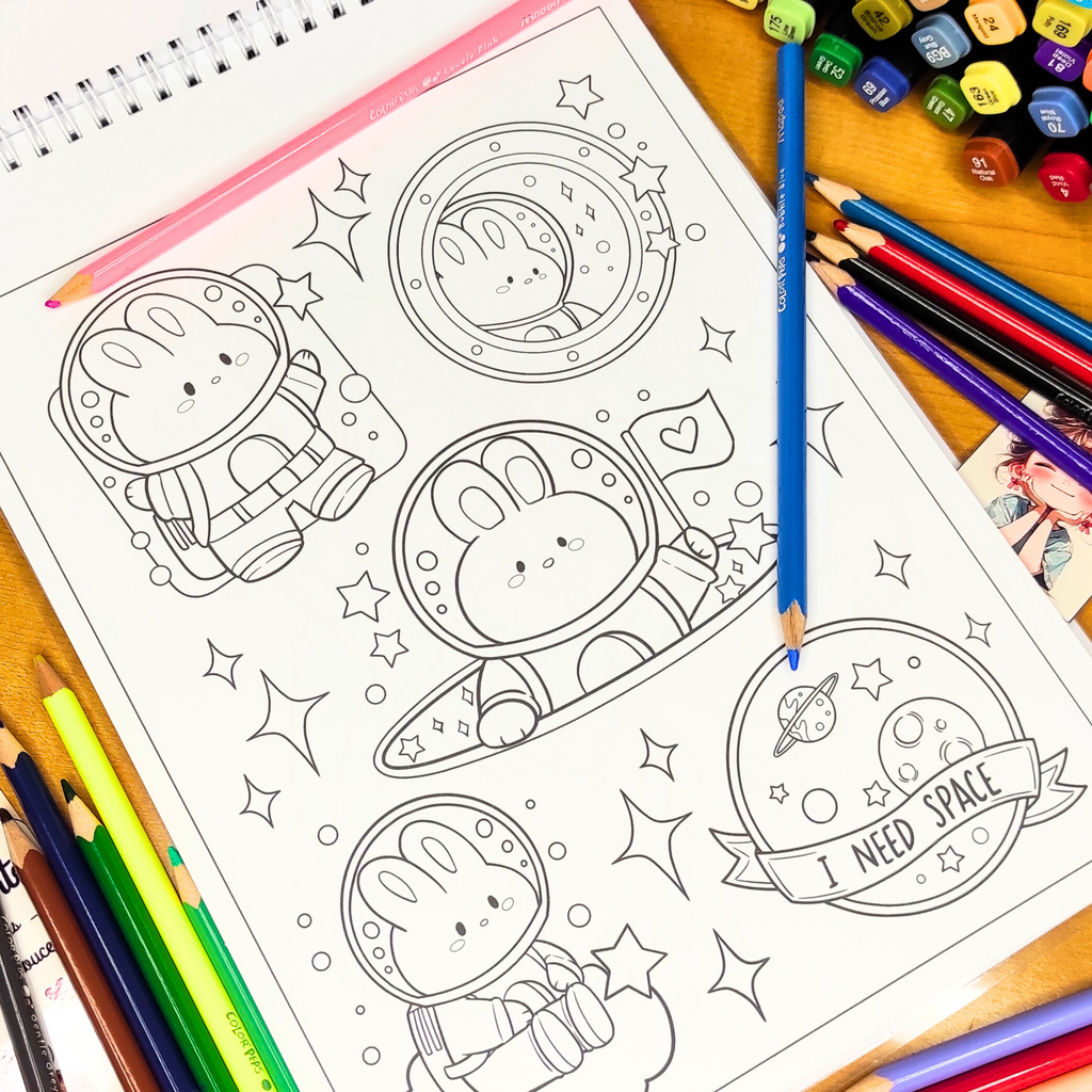 Monde Kawaii Coloring Book 💖