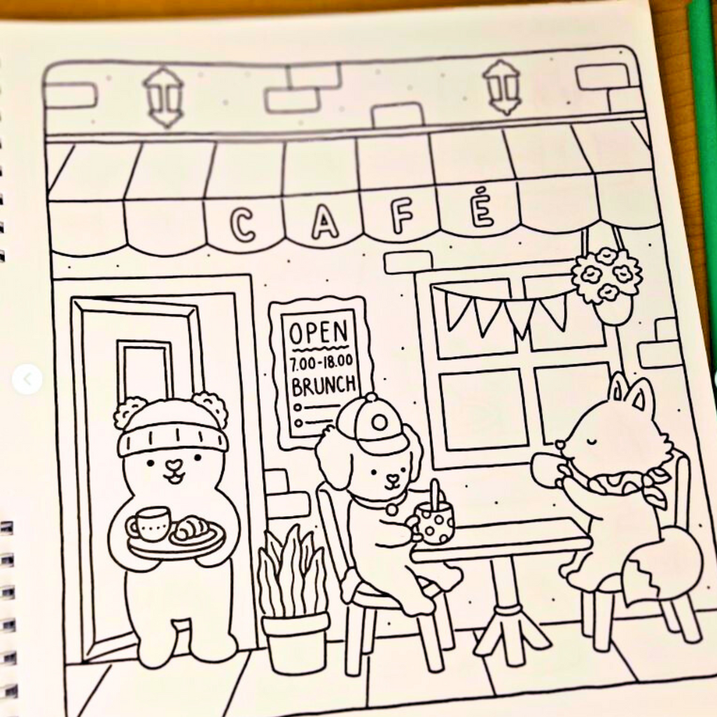 🔥🌸 Au Coin du Feu – Cozy Coloring Book for Adults 🌸🔥
