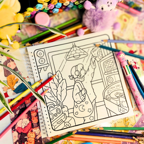 GIRL MOMENTS – Volume 2 Coloring Book