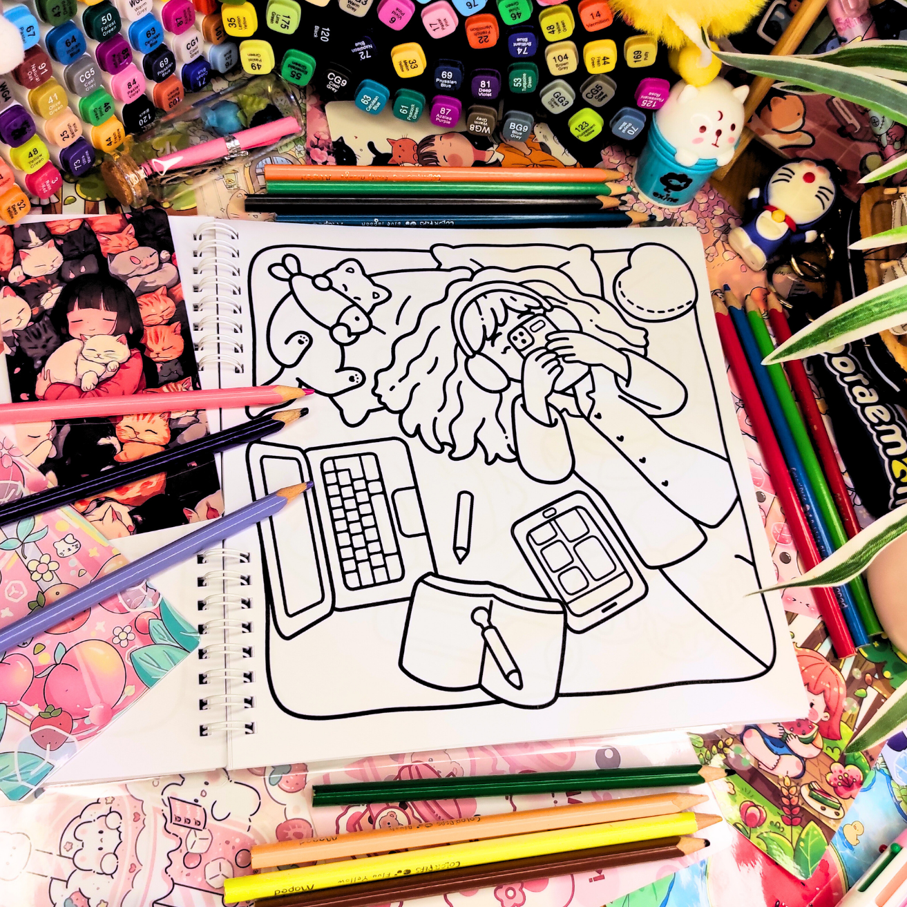 🎀🌸 Girl Things Coloring Book 🌸🎀