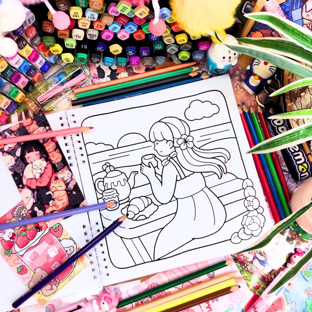 Girl Spaces Vol. 2 Coloring Book
