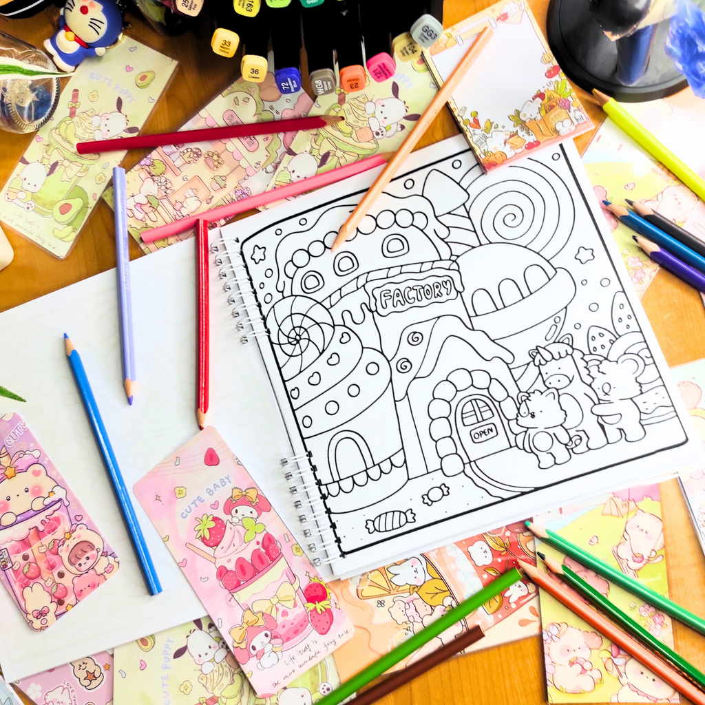 🕯️🍪 Hygge Delights Coloring Book 🍪🕯️