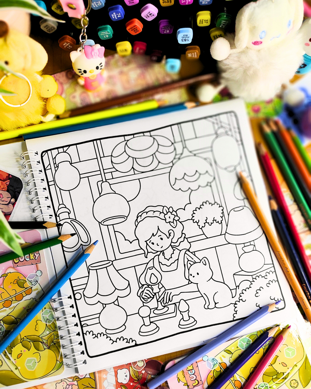 Simple Joys: Cute Coloring Book