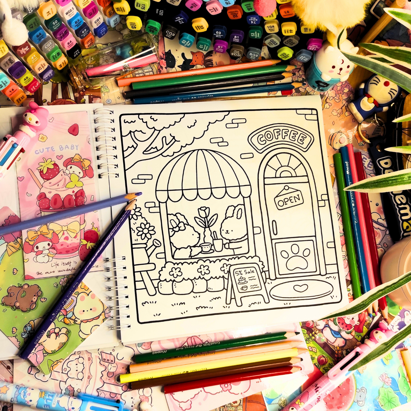 🏡✨ Little Corner Coloring Book ✨🏡