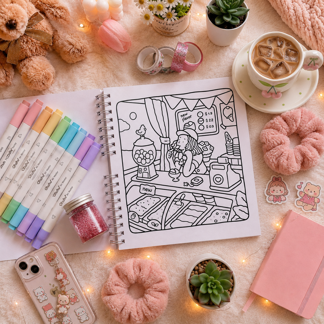 🌸 Girl Moments Vol. 3 – A Cozy Coloring Adventure