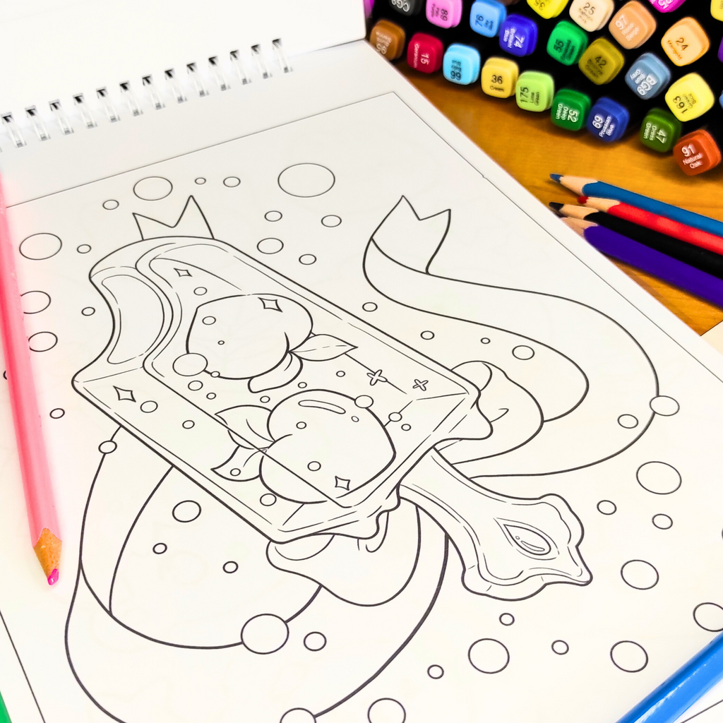 Monde Kawaii Coloring Book 💖