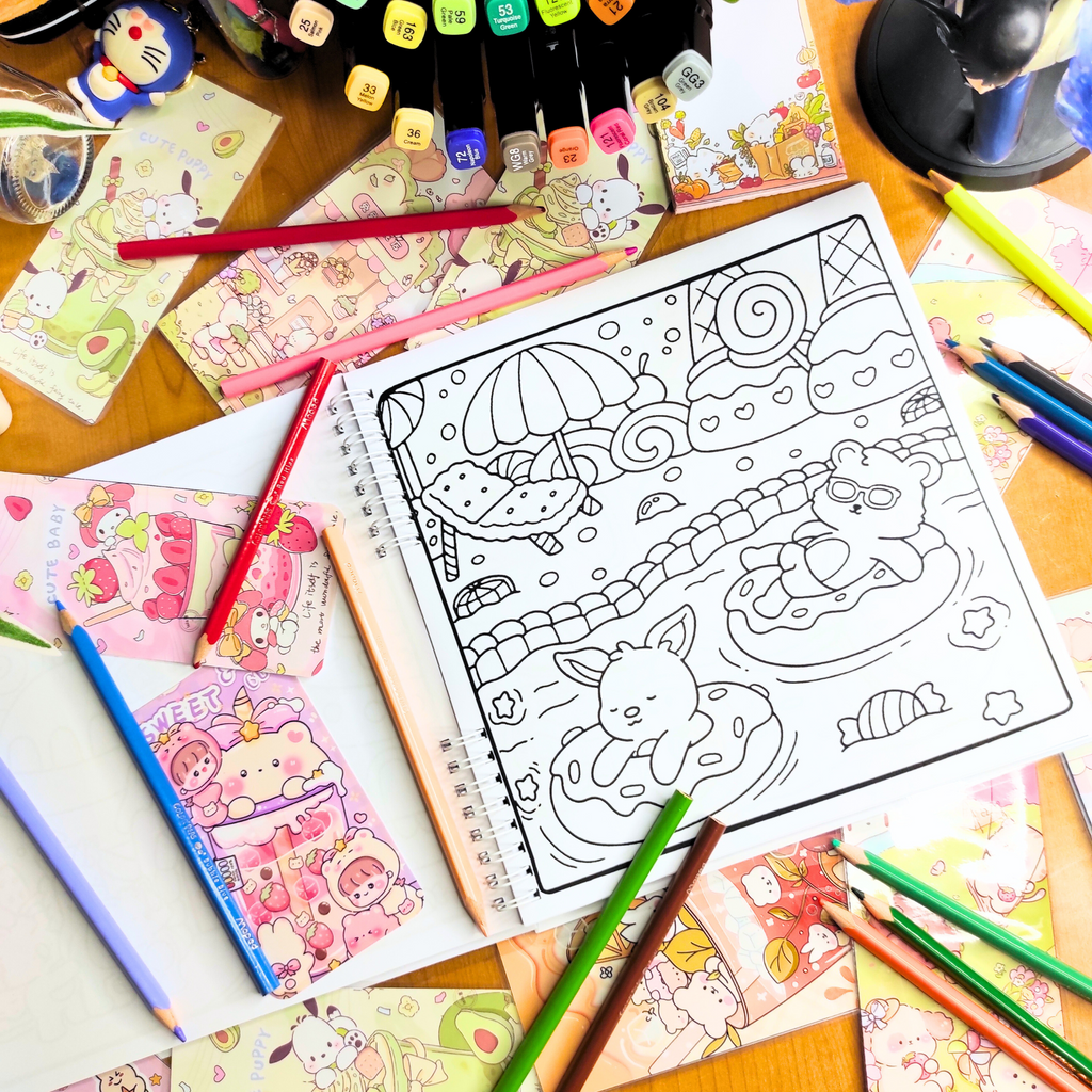 🕯️🍪 Hygge Delights Coloring Book 🍪🕯️