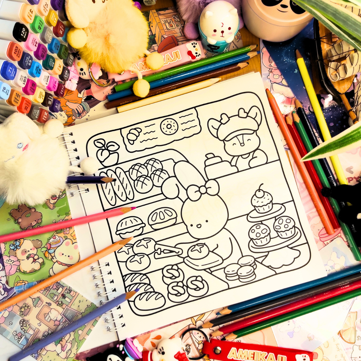 🌸🐰 Calm Days Coloring Book 🌸🐰