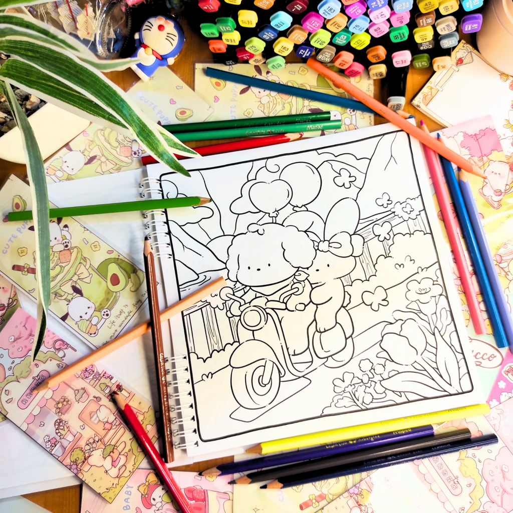🌼🦊 Cozy Nature Coloring Book 🦊🌼