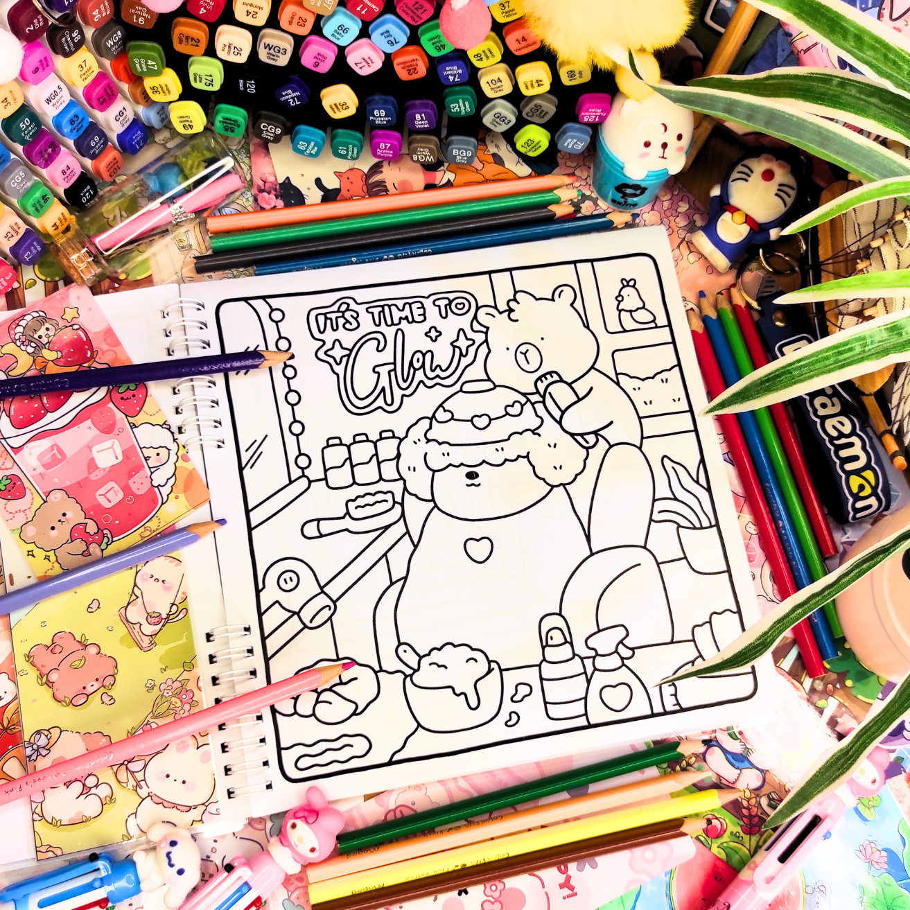 🌿✨ Little Cuddles Coloring Book ✨🌿