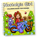 Nostalgic Girl Coloring Book