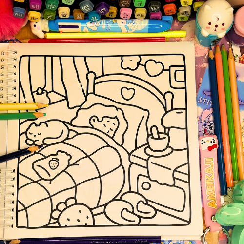 💖🌸 Self-Care Coloring Book 🌸💖