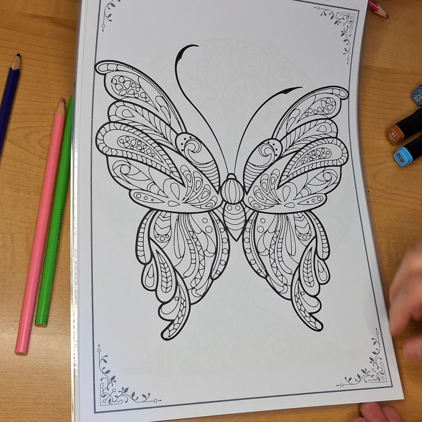Zentangle Coloring Book for Adults 🌿