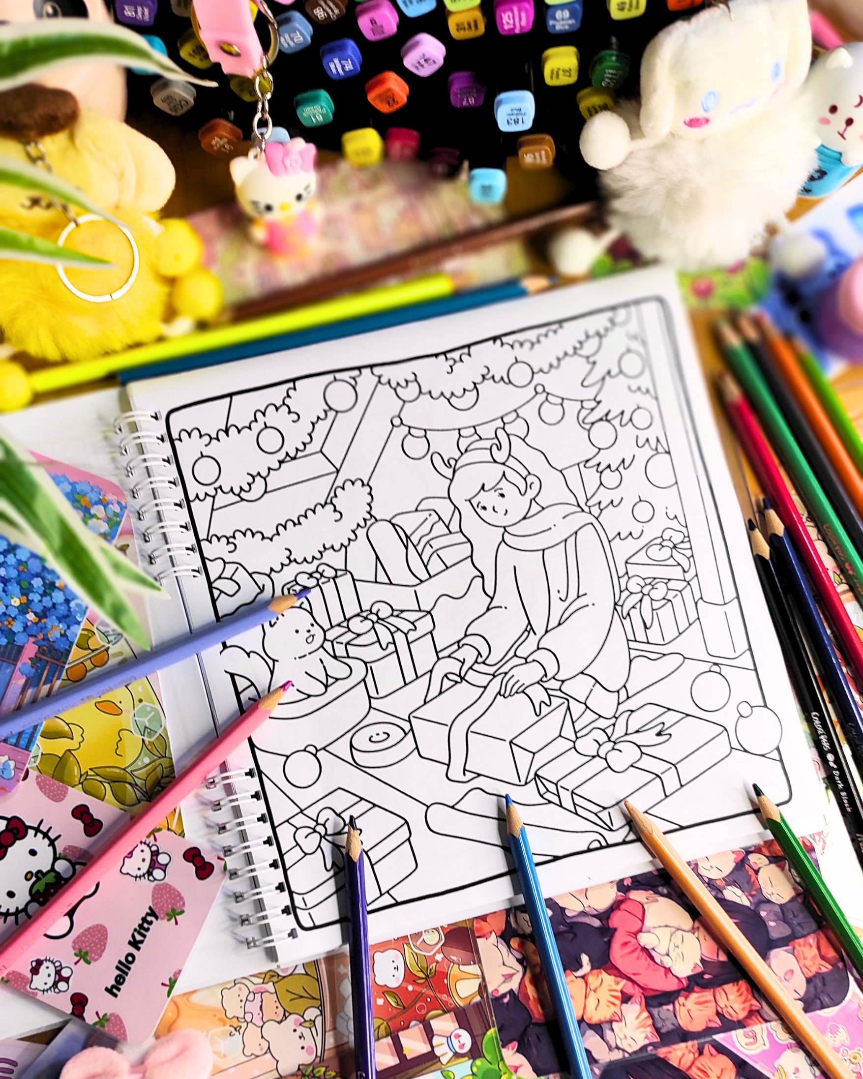 Simple Joys: Cute Coloring Book