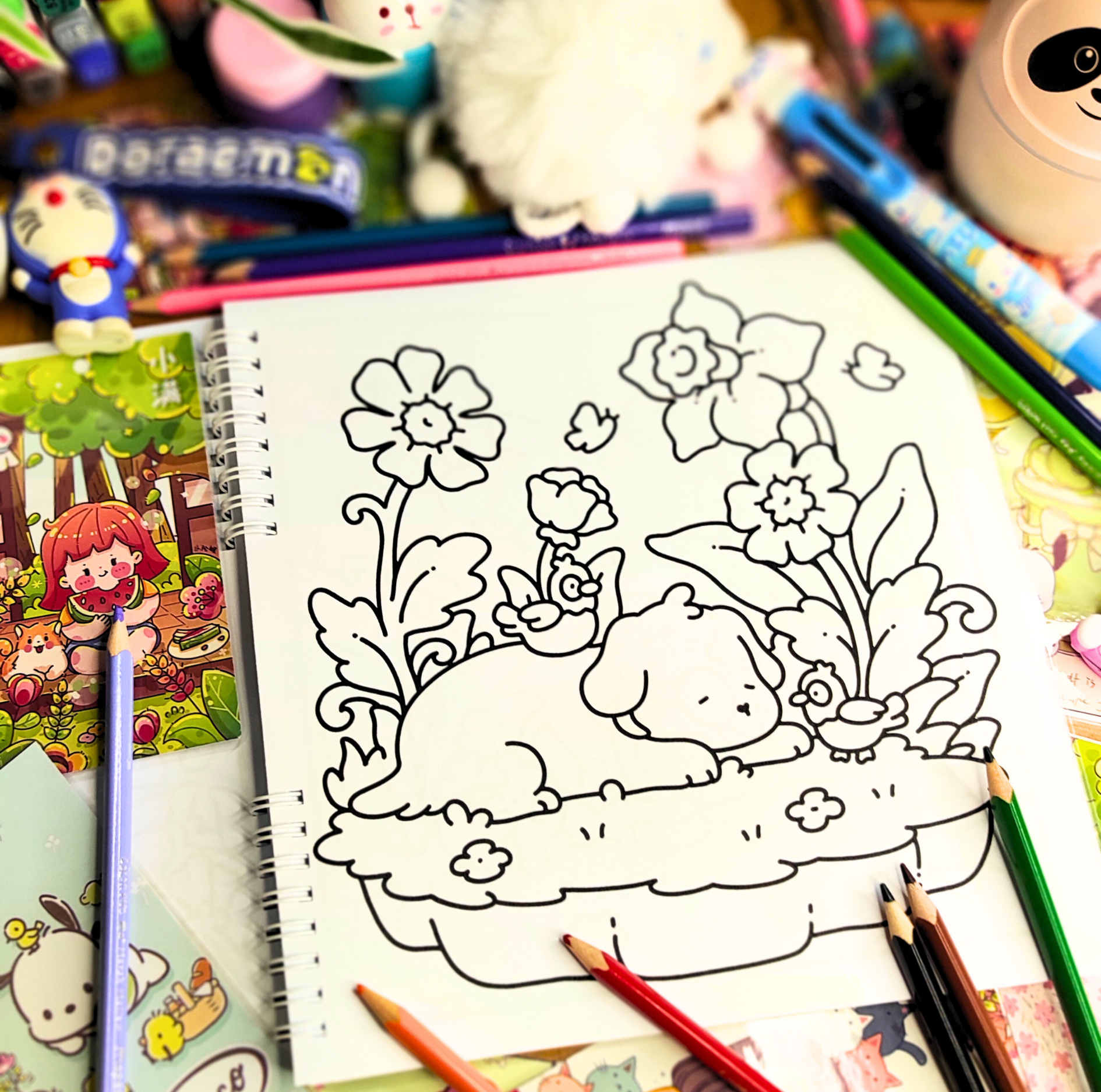 🌿🌸 Hidden Garden Coloring Book 🌸🌿