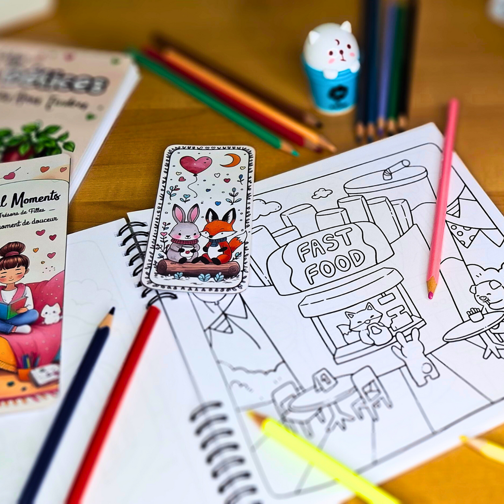 🏡🐾 Monde de Boutiques Douillet – Cozy Coloring Book for Adults 🐾🌸