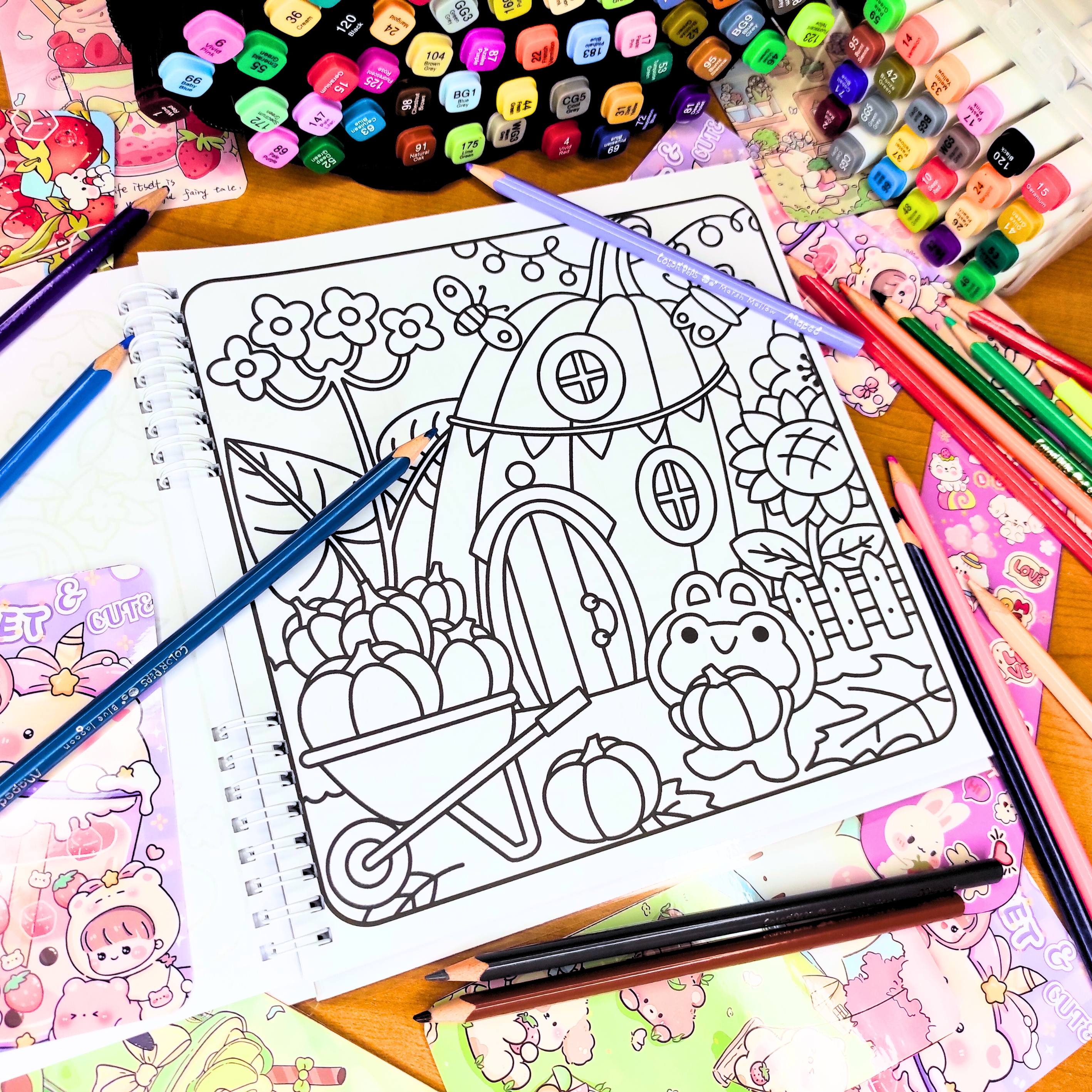 🐸✨ Froggy Days Coloring Book ✨🐸