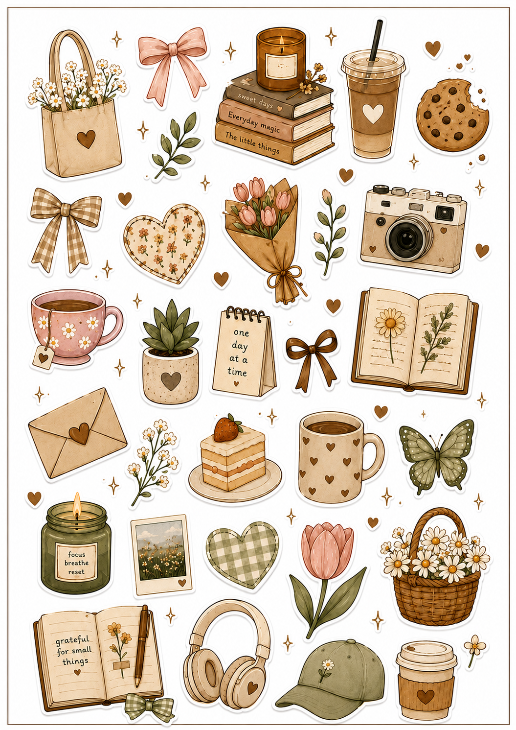 Cute Cozy Sticker Sheet 5