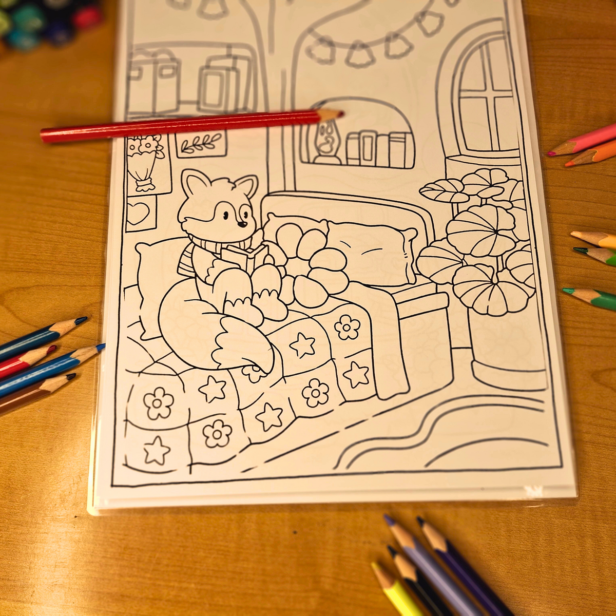 🌙🧸 RÊVES DOUILLET – A Cozy World to Color 🧸🌙