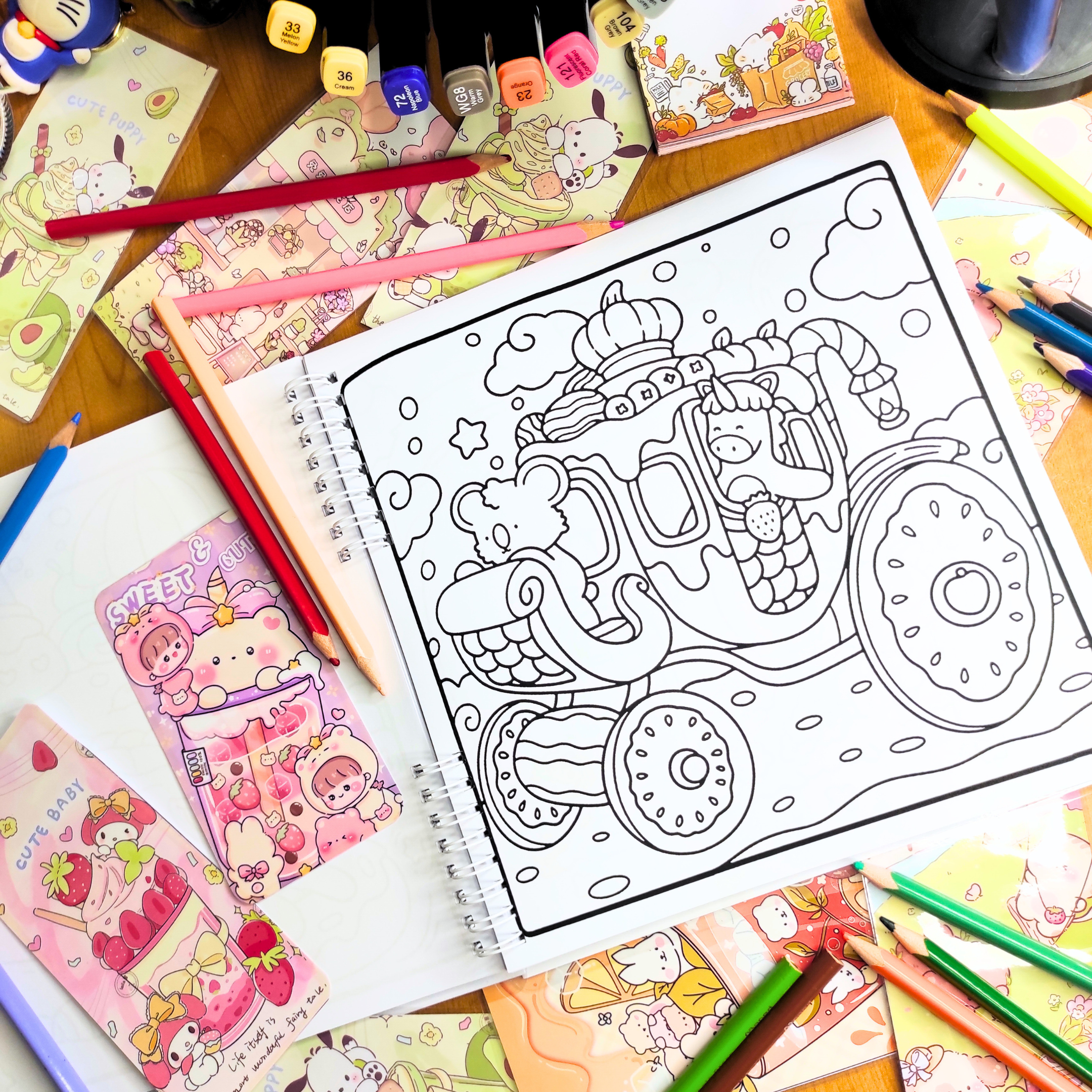 🕯️🍪 Hygge Delights Coloring Book 🍪🕯️