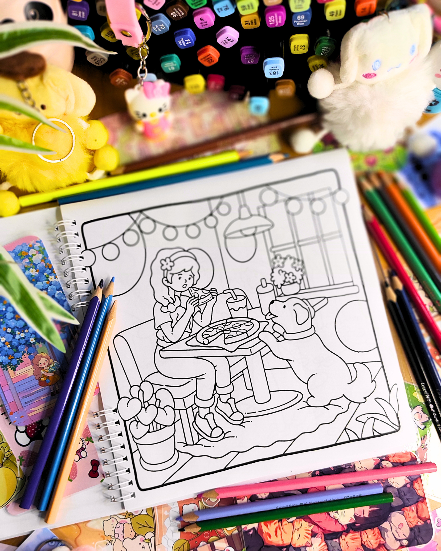 Simple Joys: Cute Coloring Book