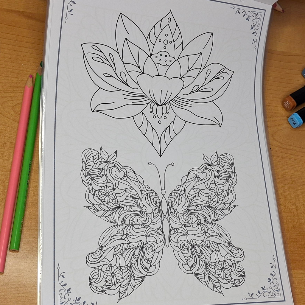 Zentangle Coloring Book for Adults 🌿