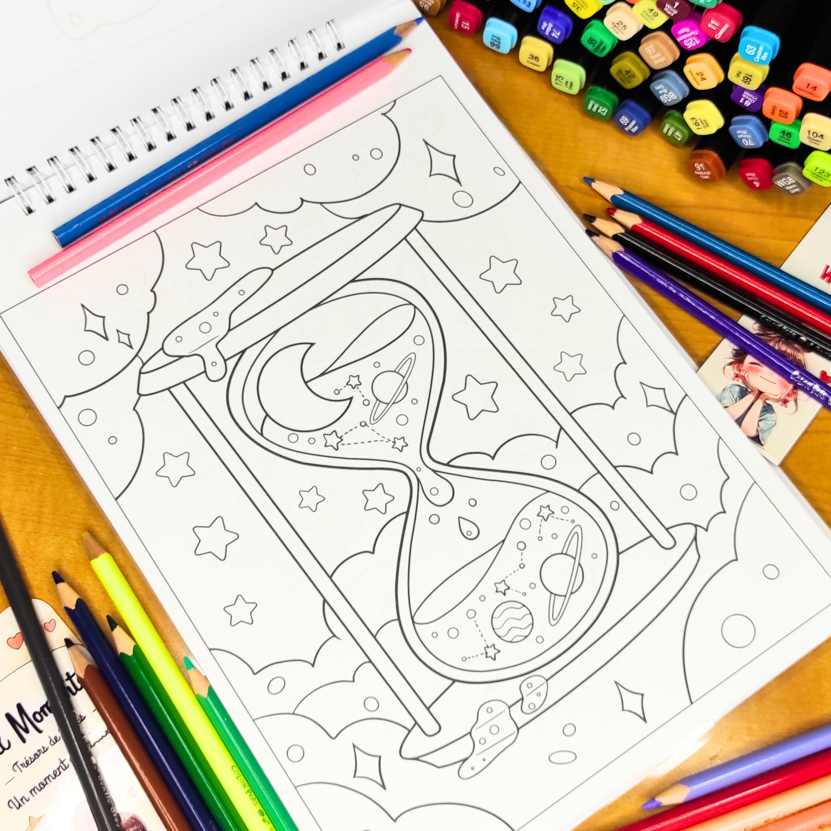 Monde Kawaii Coloring Book 💖