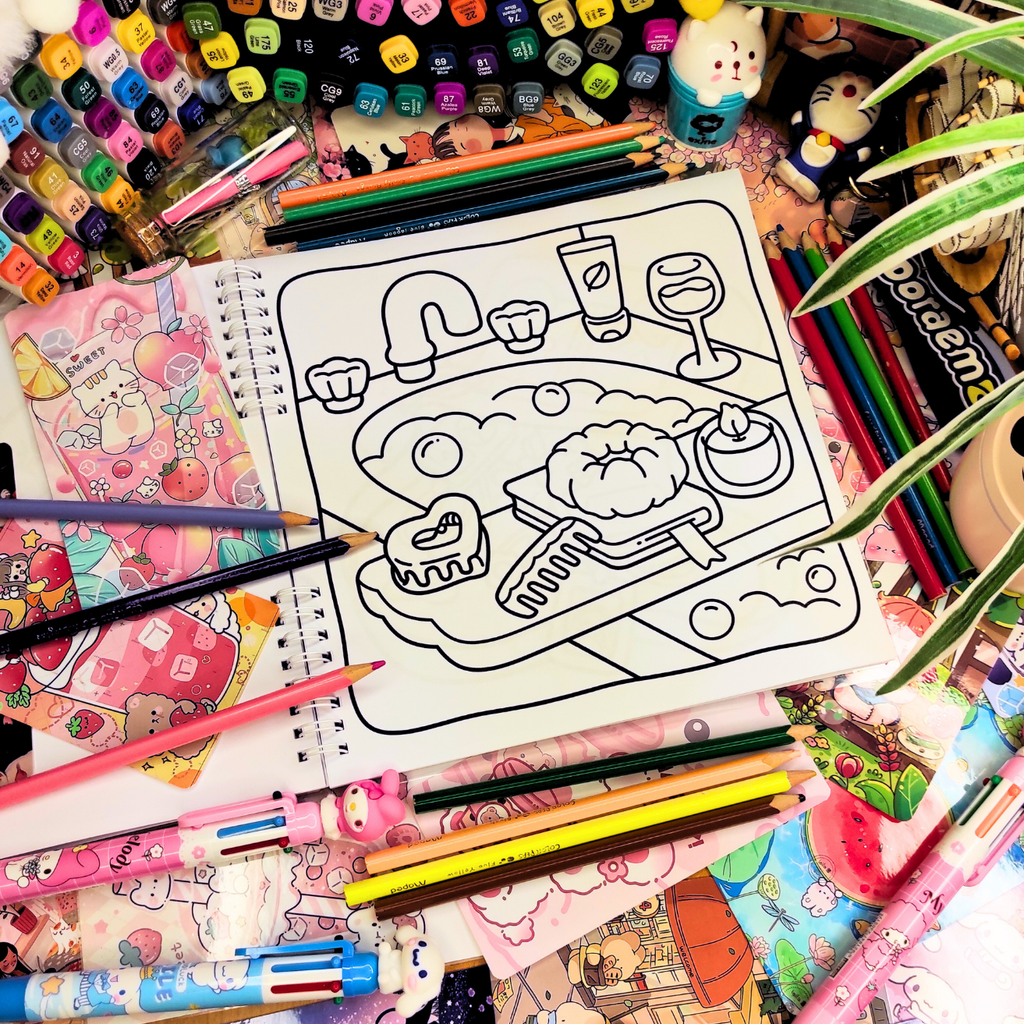 🎀🌸 Girl Things Coloring Book 🌸🎀