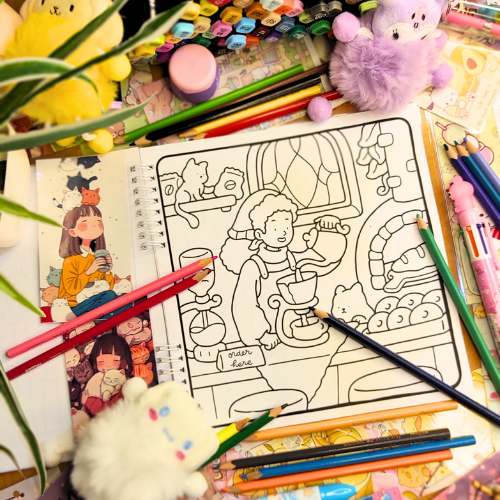 GIRL MOMENTS – Volume 2 Coloring Book