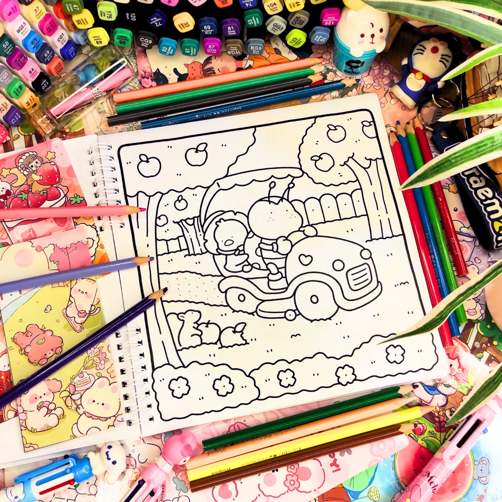 🌿✨ Little Cuddles Coloring Book ✨🌿