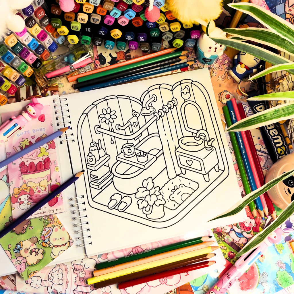 🏡✨ Little Corner Coloring Book ✨🏡