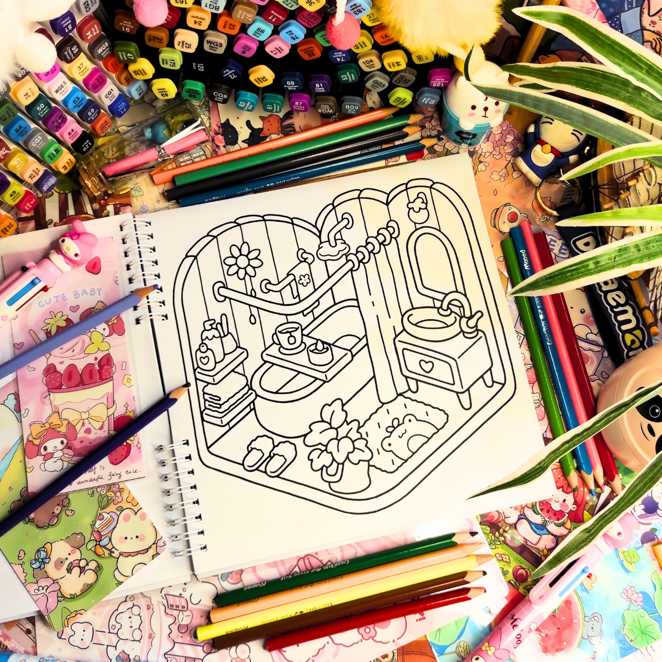 🏡✨ Little Corner Coloring Book ✨🏡