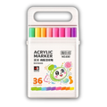 🌈🖊️ Lot de Marqueurs Acryliques – 36 Couleurs