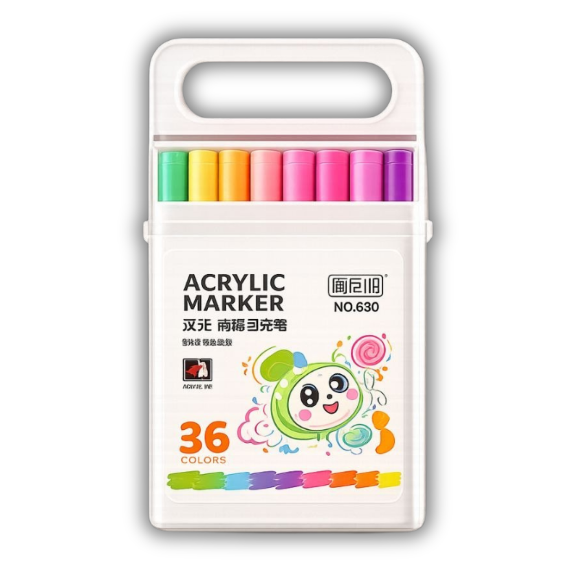🌈🖊️ Acrylic Marker Set – 36 Colors
