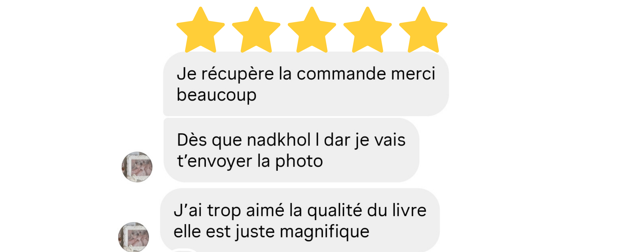 Une cliente satisfaite