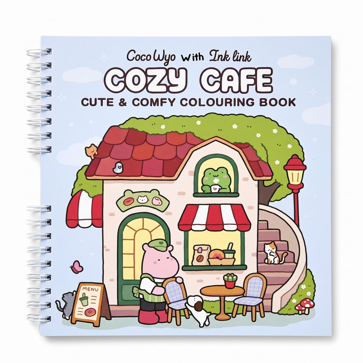 ☕ Cozy Cafe – Cute & Cozy Coloring Book | Your Little Escape into a World of Warmth