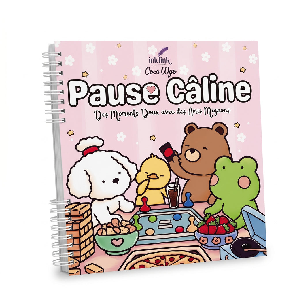 🧺🐻 PAUSE CALINE – A Cozy Little Break to Color 🐻🧺