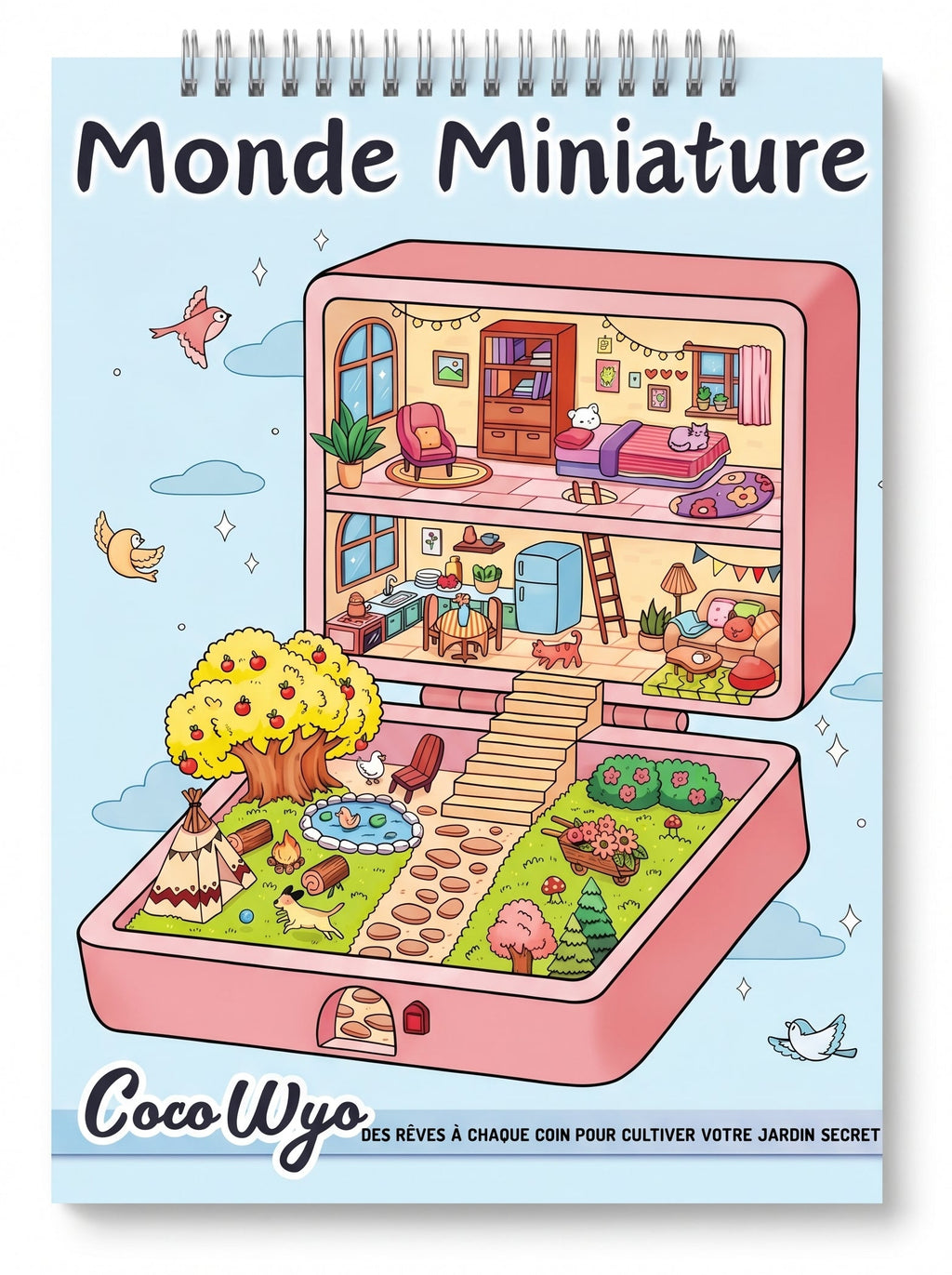 Monde Miniature Coloring Book : 🏡✨