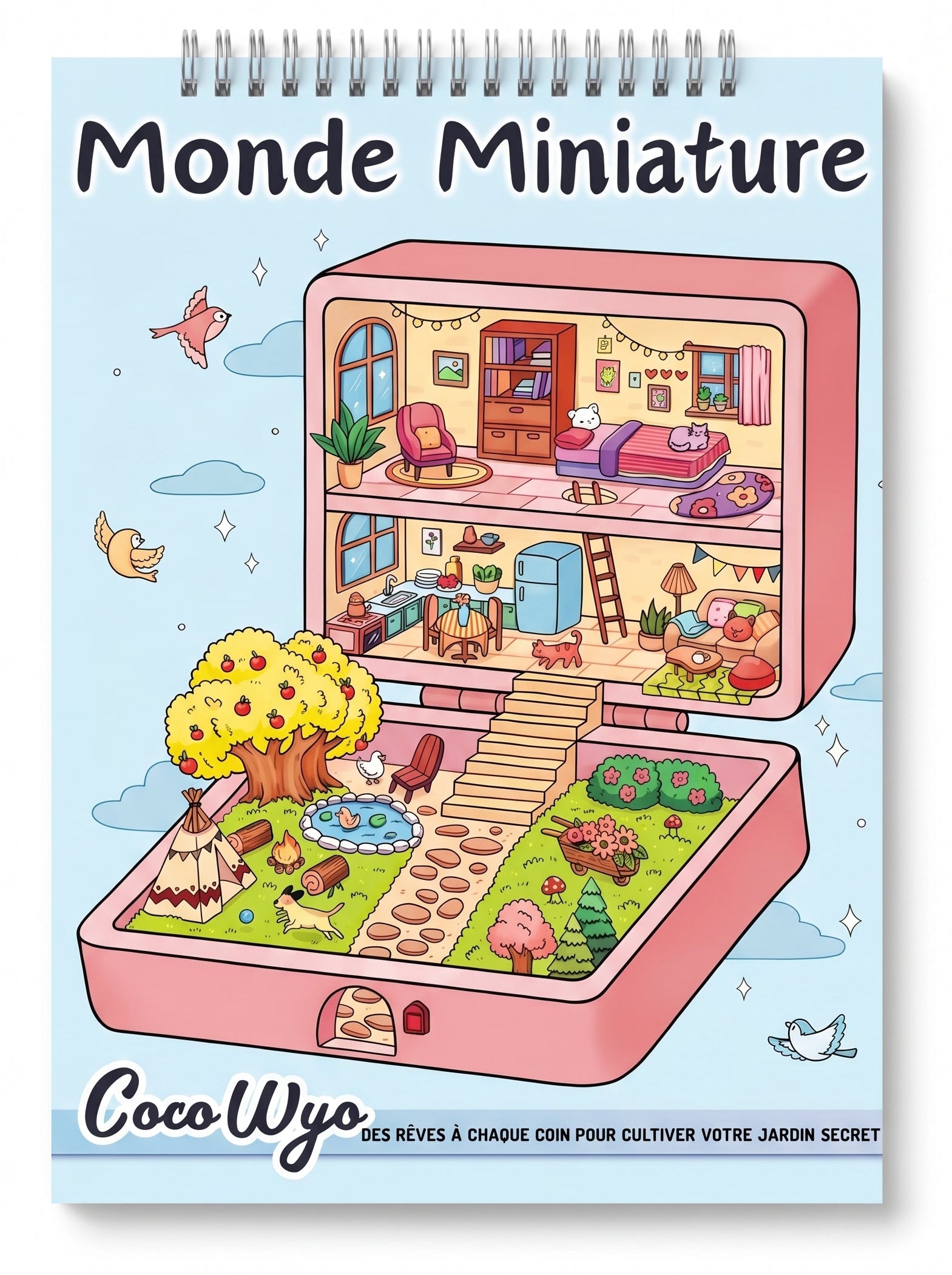 Monde Miniature Coloring Book : 🏡✨