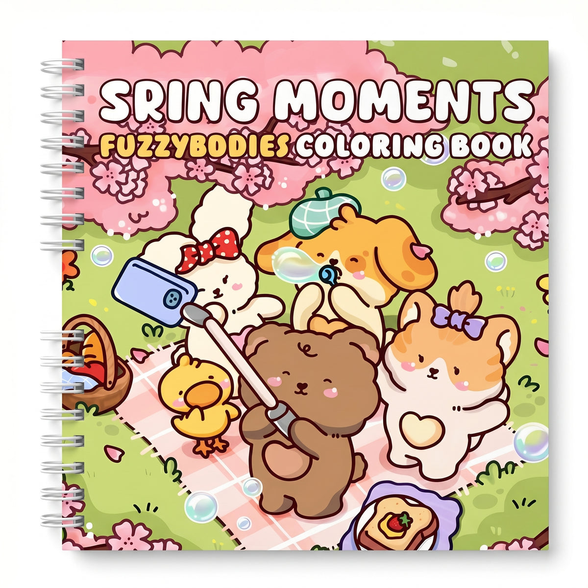 🌸🐰 Spring Moments – A Cozy Coloring Escape 🐰🌸