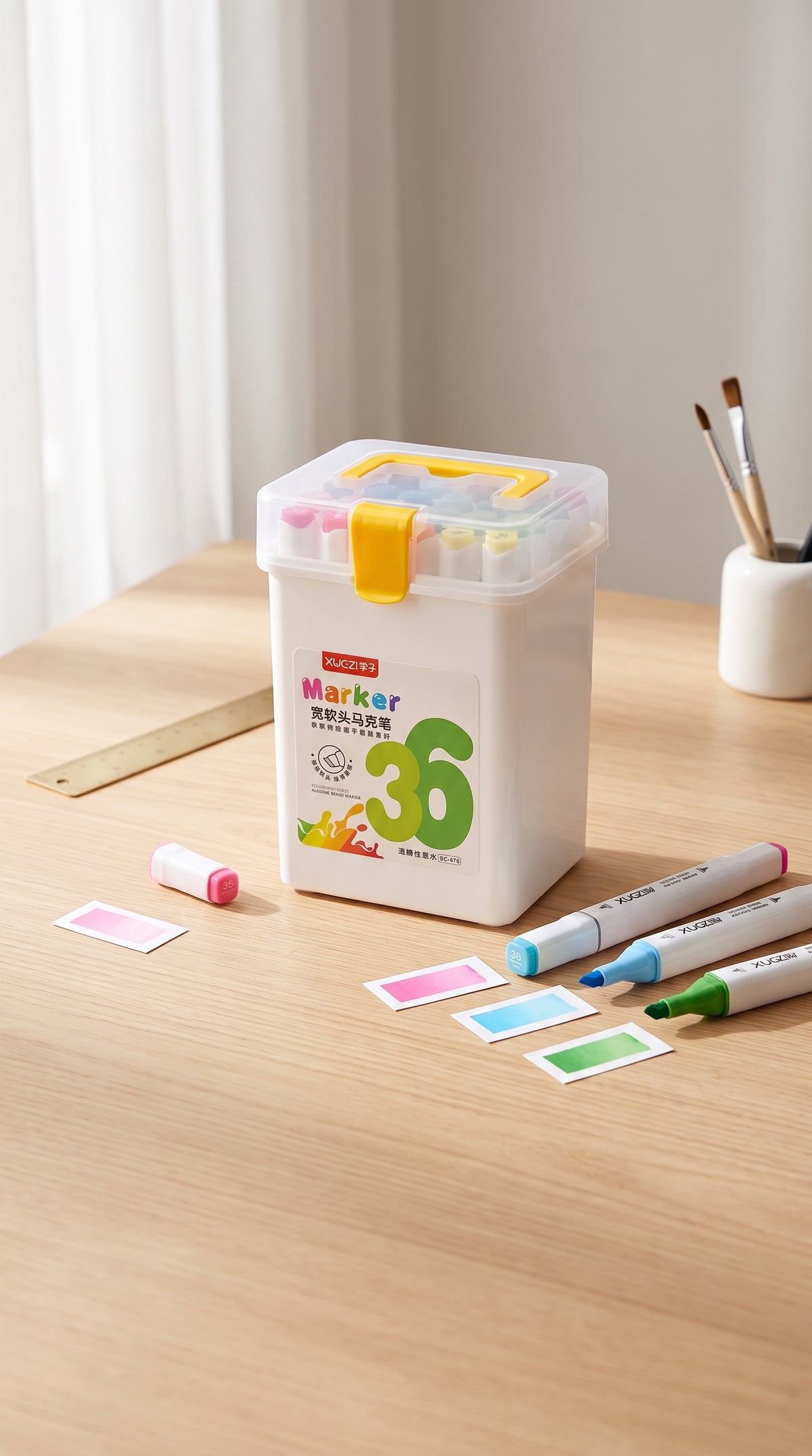 🎨 36 Alcohol-Based Dual-Tip Markers — Ink Link