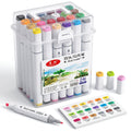 🎨 24 Alcohol-Based Dual-Tip Markers — Ink Link