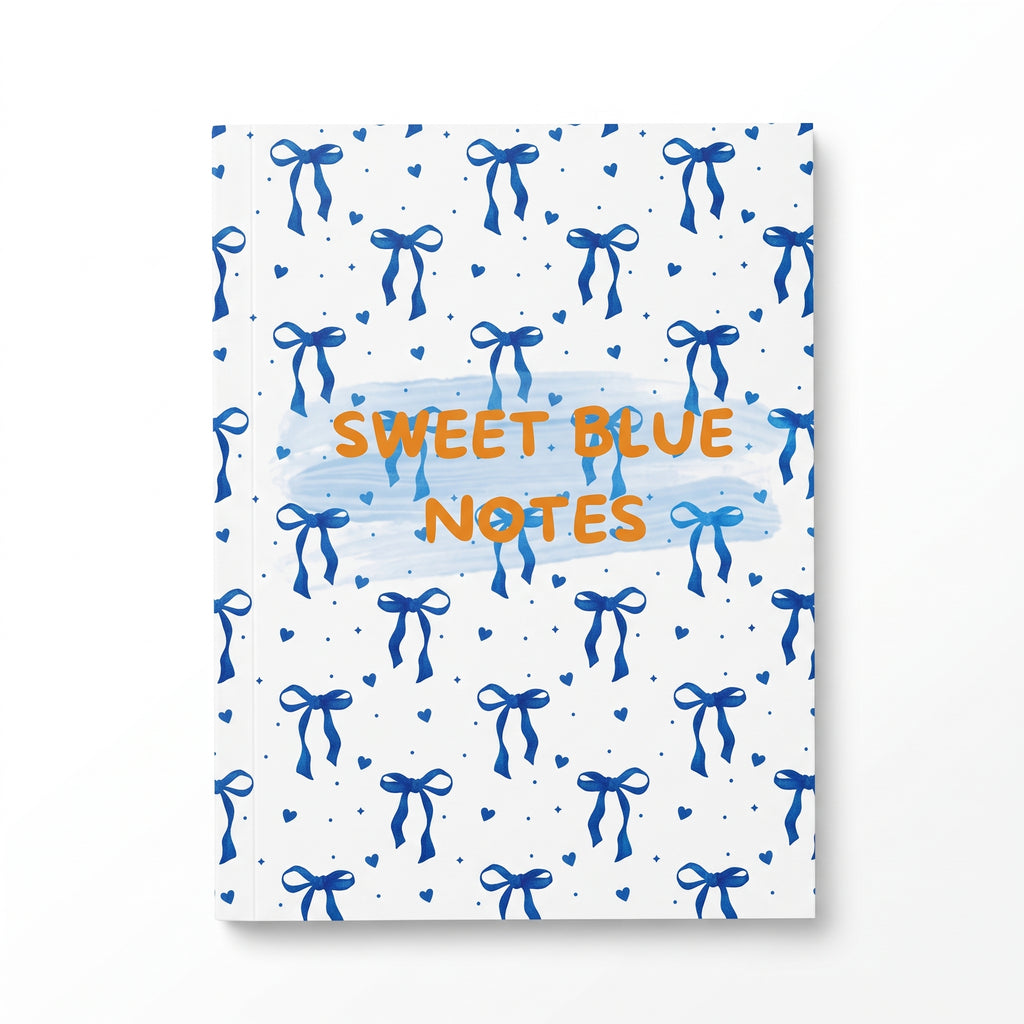 🎀📓 Cute A5 Notebook – 50 Pages with Adorable Cover Designs : ✨ Your Little Space for Every Thought