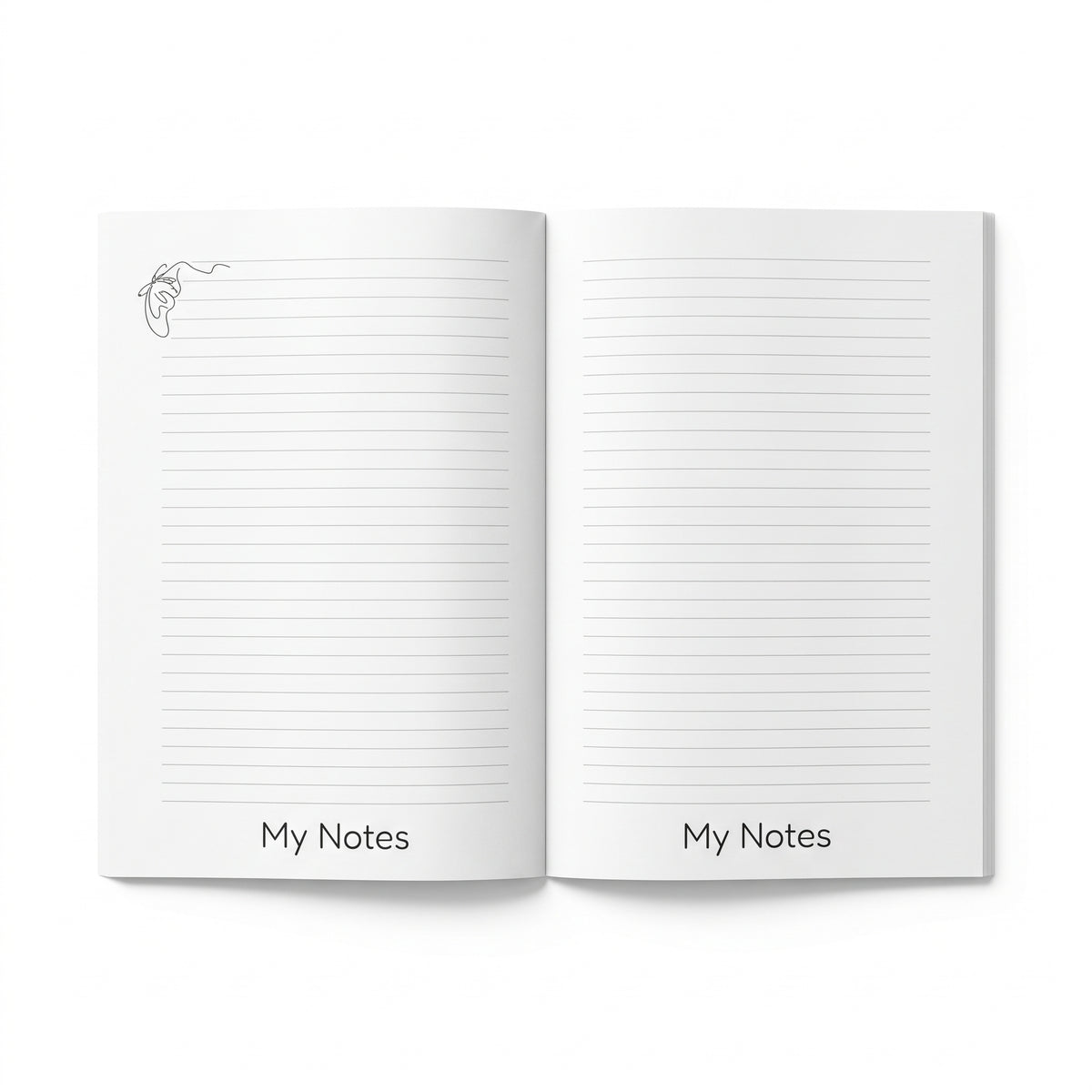 🎀📓 Cute A5 Notebook – 50 Pages with Adorable Cover Designs : ✨ Your Little Space for Every Thought