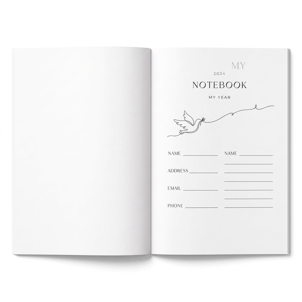 🎀📓 Cute A5 Notebook 3 – 50 Pages with Adorable Cover Designs : ✨ Your Little Space for Every Thought