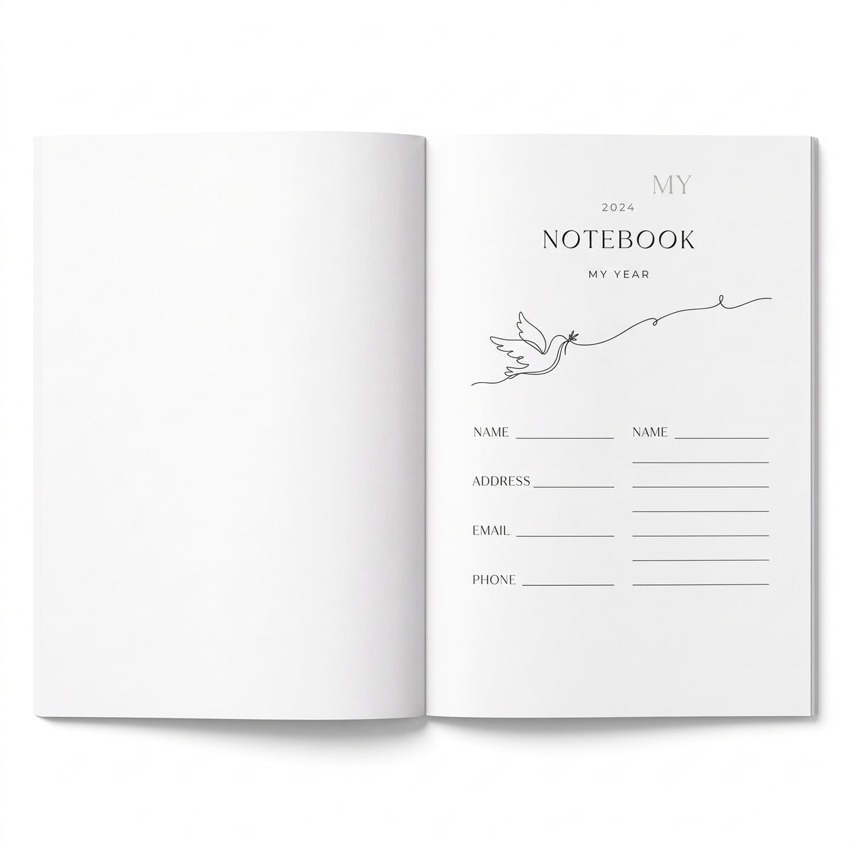 🎀📓 Cute A5 Notebook 3 – 50 Pages with Adorable Cover Designs : ✨ Your Little Space for Every Thought