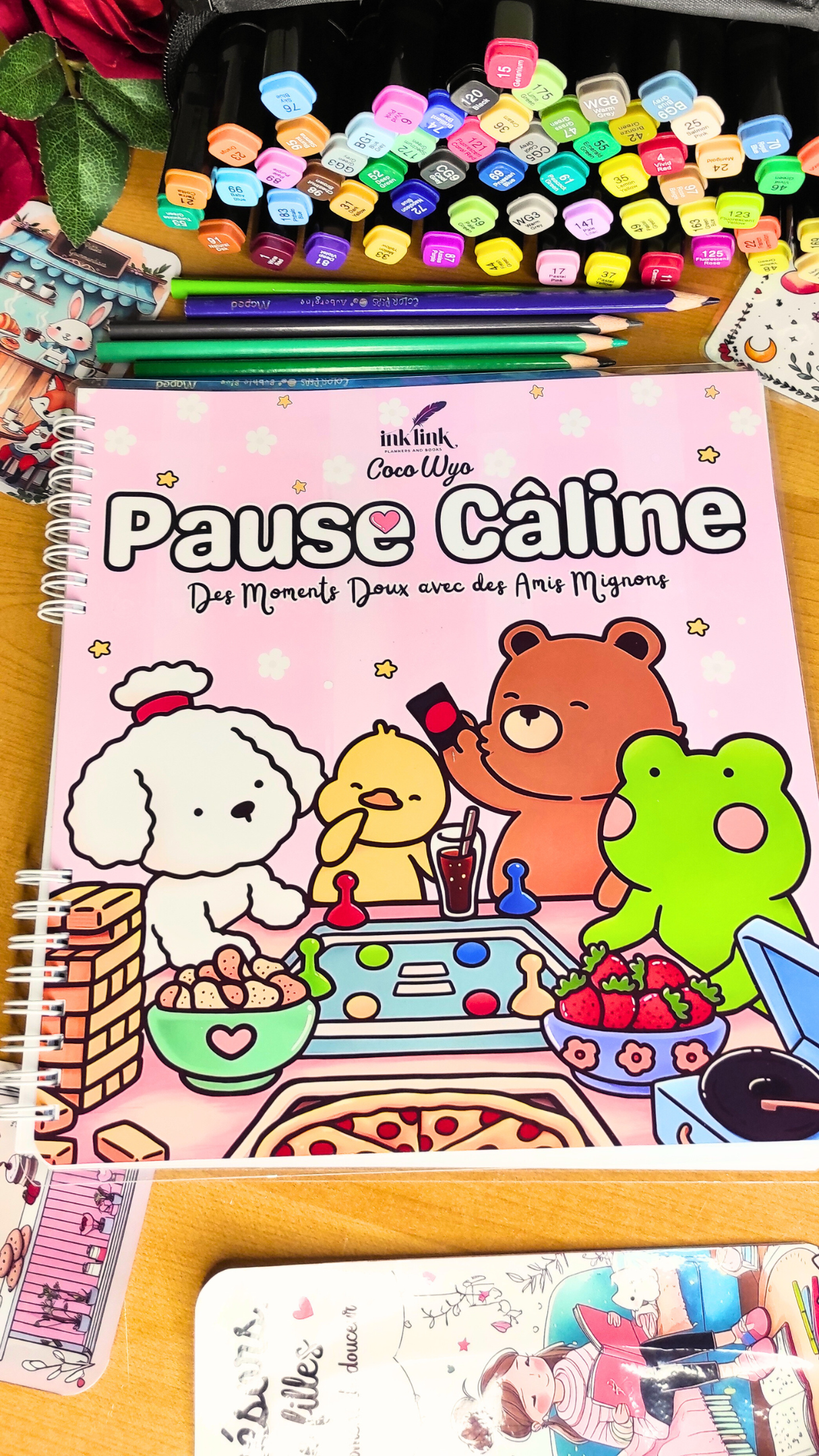 🍪☕ Pause Câline – Cozy Kawaii Coloring Book for Adults 🐾🌸